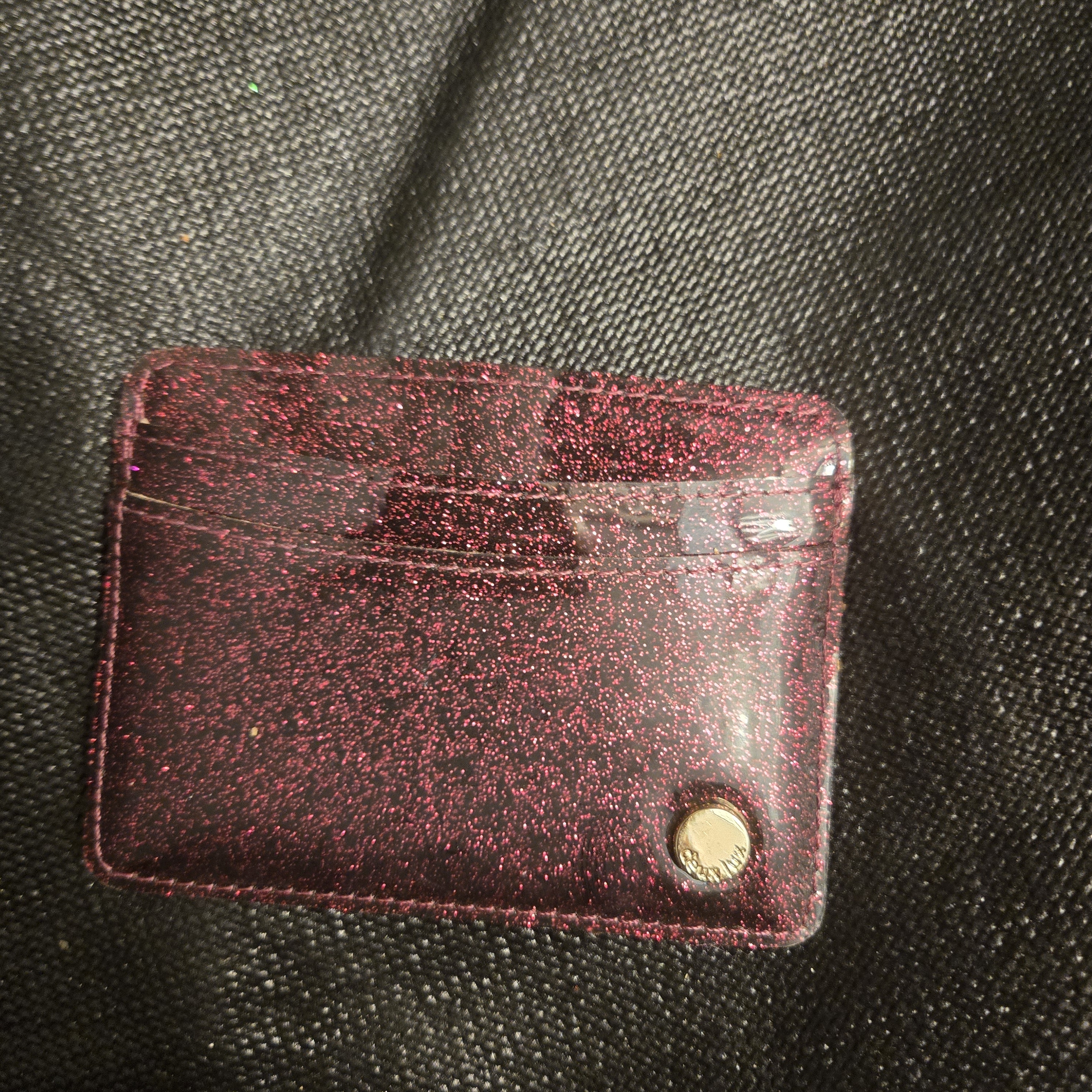 Shimmering Pink Card Holder